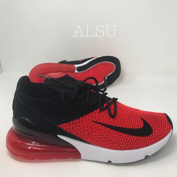 Nike Air Max 270 Flyknit Chili 🌶 Red Men’s - Picture 5 of 8